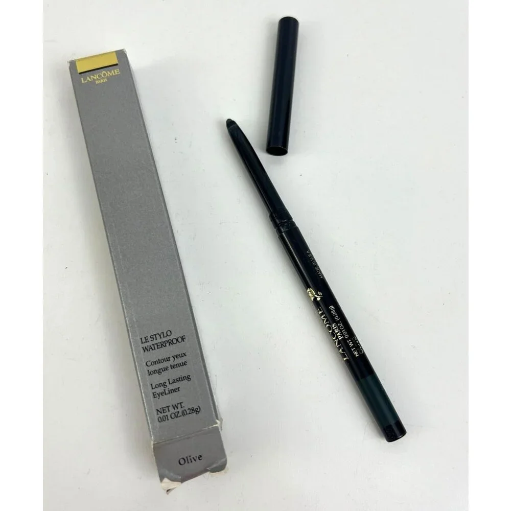 Lancome Le Stylo  Long Lasting‎ Eyeliner ~Olive~ FULL SIZE with box